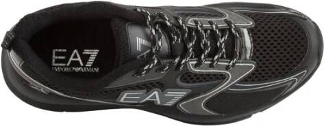 Emporio Armani EA7 Zwarte Sneaker Stijlvol Model