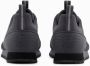Emporio Armani EA7 Zwarte Sneakers met Reflecterende Details Black Heren - Thumbnail 4