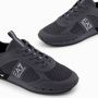 Emporio Armani EA7 Zwarte Sneakers met Reflecterende Details Black Heren - Thumbnail 6