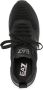 Emporio Armani EA7 Zwarte Sneakers Textuurafwerking Paneelontwerp Black Dames - Thumbnail 4