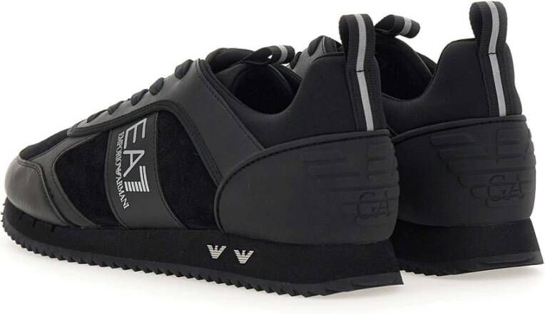 Emporio Armani EA7 Zwarte Sneakers voor Heren Zwart Heren