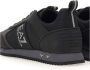 Emporio Armani EA7 Nieuwe Armani Noir Sneakers met Zilveren Logo Black Heren - Thumbnail 13