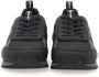 Emporio Armani EA7 Nieuwe Armani Noir Sneakers met Zilveren Logo Black Heren - Thumbnail 8