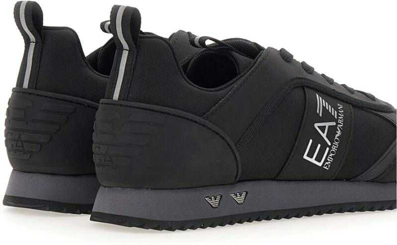 Emporio Armani EA7 Zwarte Sneakers voor Heren Zwart Unisex