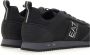 Emporio Armani EA7 Nieuwe Armani Noir Sneakers met Zilveren Logo Black Heren - Thumbnail 12