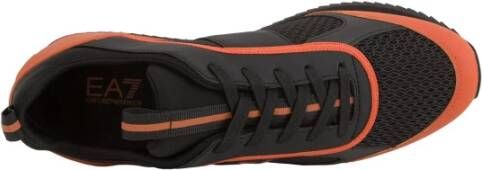 Emporio Armani EA7 Zwarte Sneakers voor Mannen