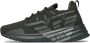 Emporio Armani EA7 Zwarte sportieve sneakers met rubberen zool Black Heren - Thumbnail 6