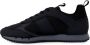 Emporio Armani EA7 Nieuwe Armani Noir Sneakers met Zilveren Logo Black Heren - Thumbnail 2