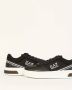 Emporio Armani EA7 Zwarte Voetbalgeïnspireerde Sneakers Black Heren - Thumbnail 9