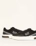 Emporio Armani EA7 Zwarte Voetbalgeïnspireerde Sneakers Black Heren - Thumbnail 7