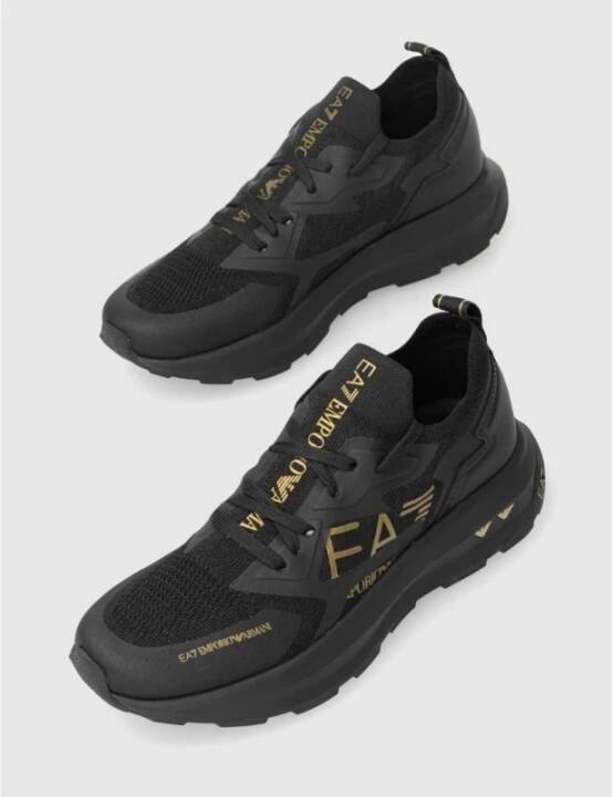 Emporio Armani EA7 Zwarte X8X113 Sneaker voor heren Black Heren
