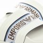Emporio Armani Platte PVC Logo Sandalen Wit White Heren - Thumbnail 6