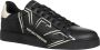 Emporio Armani Eenvoudige Vetersneakers Black Heren - Thumbnail 3