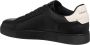 Emporio Armani Eenvoudige Vetersneakers Black Heren - Thumbnail 4