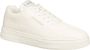 Emporio Armani Eenvoudige Vetersneakers White Heren - Thumbnail 3