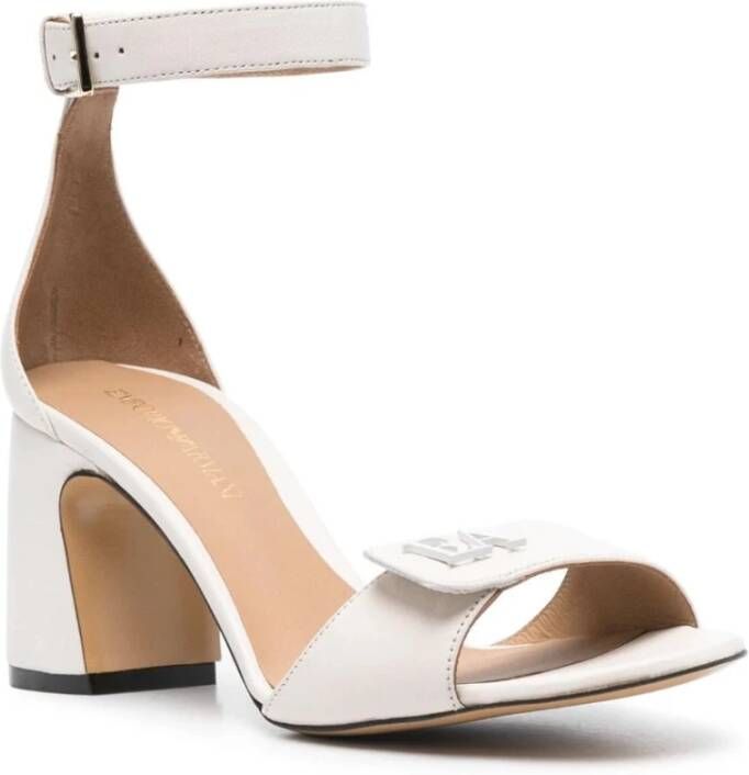 Emporio Armani Flat Sandals Beige Dames