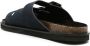 Emporio Armani Casual Grijze Leren Sandalen Gray Heren - Thumbnail 3