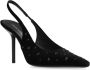 Emporio Armani Fluwelen schoenen met hak Black Dames - Thumbnail 4