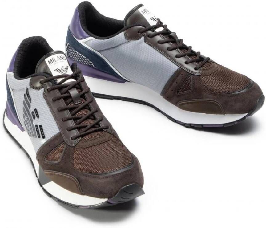 Emporio Armani Grijs en Bruin X4X289Xm499 Gray Heren