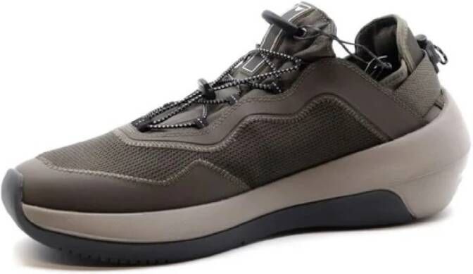 Emporio Armani Groene Mesh Veterschoenen