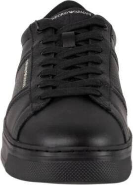 Emporio Armani Heren Sneakers van Armani Black Heren