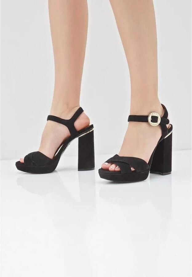 Emporio Armani High Heel Sandals Zwart Dames