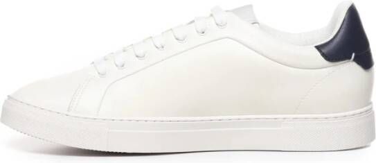 Emporio Armani Italiaanse leren sneakers