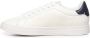 Emporio Armani Italiaanse Leren Sneakers met Ingelegd Adelaarslogo White Heren - Thumbnail 2
