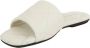 Emporio Armani Gewatteerde leren adelaar sandalen Beige Dames - Thumbnail 8