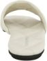 Emporio Armani Gewatteerde leren adelaar sandalen Beige Dames - Thumbnail 9