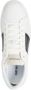 Giorgio Armani Logo Sneakers van Glad Leer White Heren - Thumbnail 2