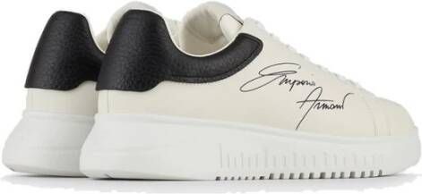 Emporio Armani Lage Sneakers White Heren