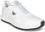 Emporio Armani Witte Saffiano Sneaker met Adelaarplaatje White Heren - Thumbnail 7