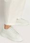 Emporio Armani Witte Leren Sneakers Logodetail Rubberen Zool White Dames - Thumbnail 6