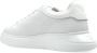 Emporio Armani Witte Leren Sneakers Logodetail Rubberen Zool White Dames - Thumbnail 9