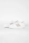 Emporio Armani Leren Sneakers met Rubberen Zool White Heren - Thumbnail 2