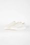 Emporio Armani Leren Sneakers met Rubberen Zool White Heren - Thumbnail 2