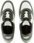 Emporio Armani Logo-Debossed Panelled Sneakers Groen Heren - Thumbnail 3