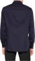 Emporio Ar i Marineblauw Regular Fit Overhemd met All Over Adelaar Logo - Thumbnail 2