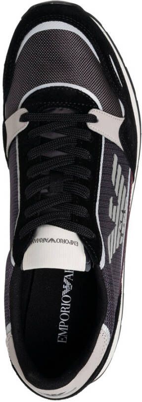 Emporio Armani men shoes suede trainers sneakers Grijs Heren