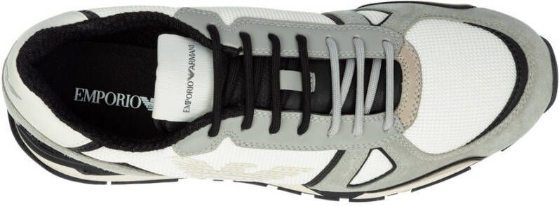 Emporio Armani men& shoes trainers sneakers Wit Heren