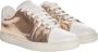 Emporio Armani Moderne Metallic Sneakers voor Vrouwen Yellow Dames - Thumbnail 4