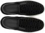 Emporio Armani Low-Top Sneakers Black Monogram Slip-On Sneaker in zwart - Thumbnail 3