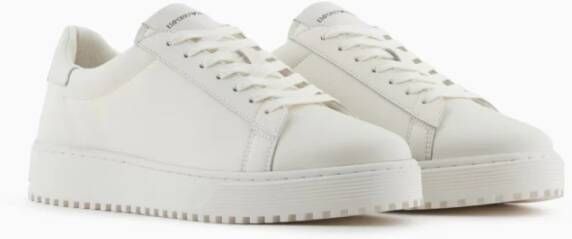 Emporio Armani Off White Sneakers voor Heren White Heren