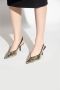 Emporio Armani Pumps & high heels Decollete Shoe in goud - Thumbnail 3