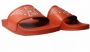 Emporio Armani PVC -muilezels met een groot logo Rood Heren - Thumbnail 3