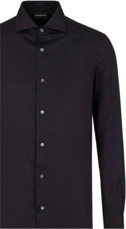 Emporio Armani Regular Fit overhemd met all-over adelaar logo