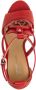 Emporio Ar i Rode leren sleehak sandalen - Thumbnail 2