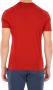 Emporio Armani Rode T-shirt met Korte Mouwen en Adelaarslogo voor Heren - Thumbnail 2
