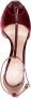 Emporio Ar i Rode Velvet T-Bar Stiletto Hakken - Thumbnail 2
